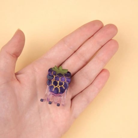 Coucou Suzette / Black berry Mini Hair Claw / blackberryminiclaw