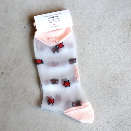 Coucou Suzett / てんとう虫 シアー ソックス / ladybugshsocks