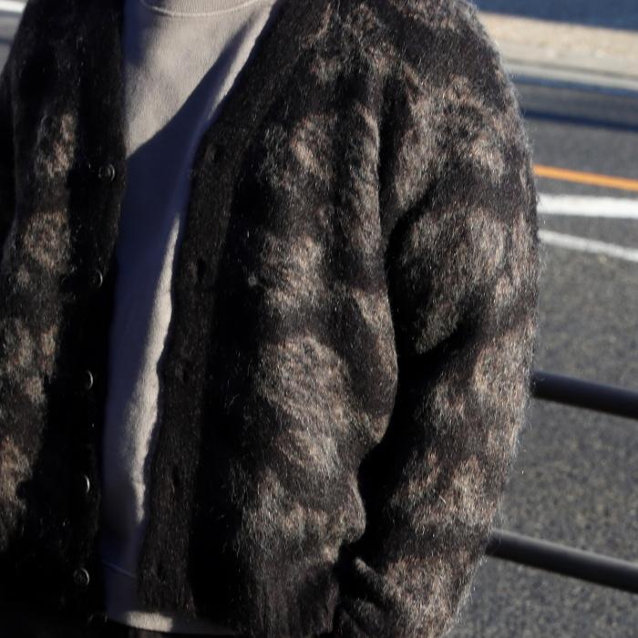 ROTTWEILER / R9 MOHAIR CARDIGAN / rw24a0416 | C ROTTWEILER / R9 MOHAIR CARDIGAN / rw24a0416 | C