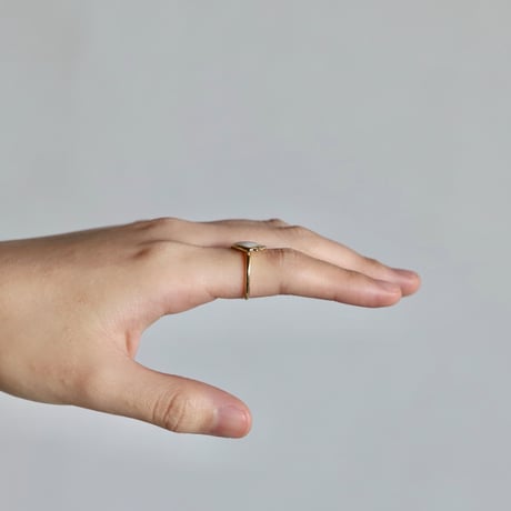 ククシュゼット 正規商品 アクセ 指輪 アイ ムード リング Eye Mood Ring ホワイト×ゴールド White×Gold (eyering)