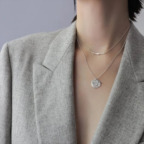 TEN. 正規商品 ユニセックス アクセサリー テン チルダ ネックレス シルバー/ゴールド【即日発送】(ne-0041)(neg-0041)