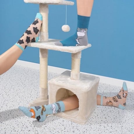 Coucou Suzette / ニャオ キャット シアー ソックス / meowshsocks