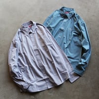 HIDEANDSEEK / Striped B.D.L/S Shirt(26ss) / HS-010526