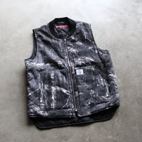 HIDEANDSEEK / Camo Zip Work Vest / HJ-100225