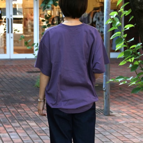 Alore / 50/2 天竺 Back tack tee  / 2522al5