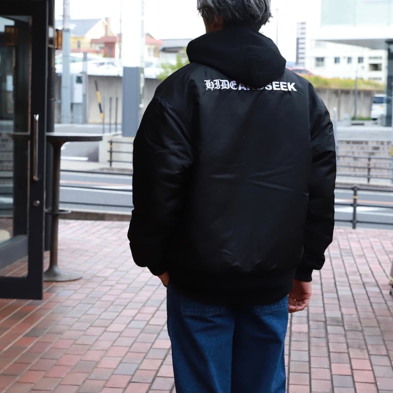 HIDEANDSEEK / Nylon Varsity Jacket / HJ-110224 HIDEANDSEEK / Nylon Varsity Jacket / HJ-110224