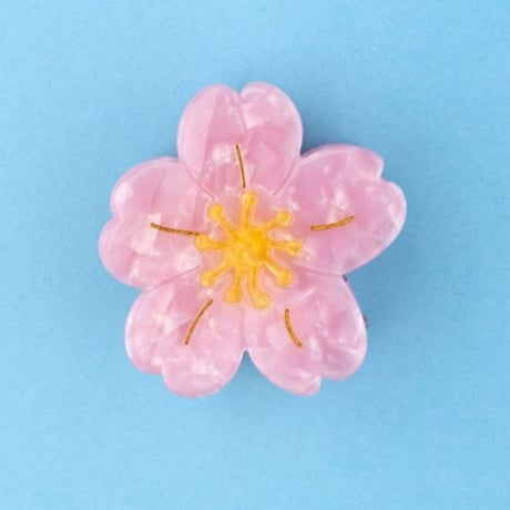 ククシュゼット 正規商品 ヘア アクセ クリップ かわいい 桜 フランス Coucou Suzette サクラ ヘア クロー Sakura Hair Claw ピンク(sakuraclaw)
