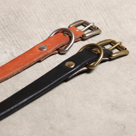 ANNAK / Long Narrow Leather Belt / dd1210