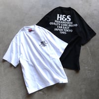 HIDEANDSEEK / H&S Logo S/S Tee (BigSilhouette) / HT-060625