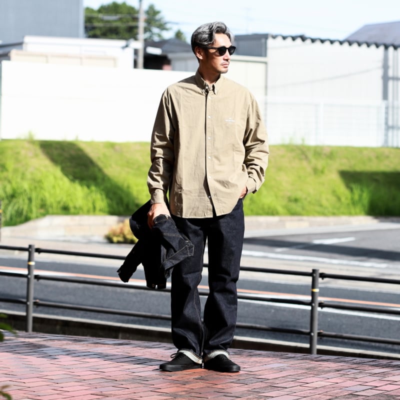 HIDEANDSEEK / B.D L/S Shirt（Washed） / HS-080425