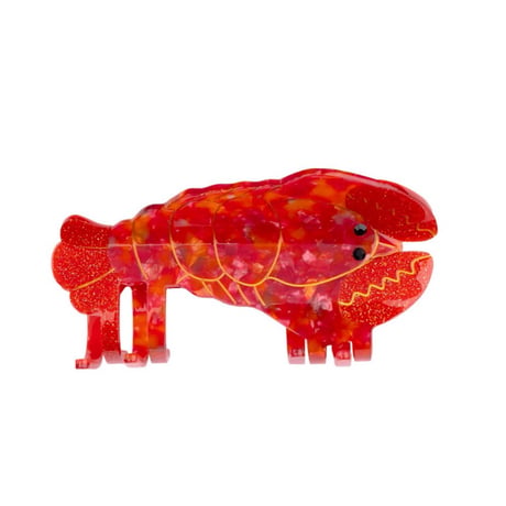 ククシュゼット 正規商品 ヘア アクセ クリップ  海 夏 生き物 Coucou Suzette ロブスター ヘア クロー レッド  (lobsterclaw)