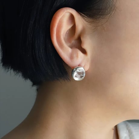 TEN. 正規商品 ユニセックス アクセサリー テン グラストウ ピアス シルバー【即日発送】