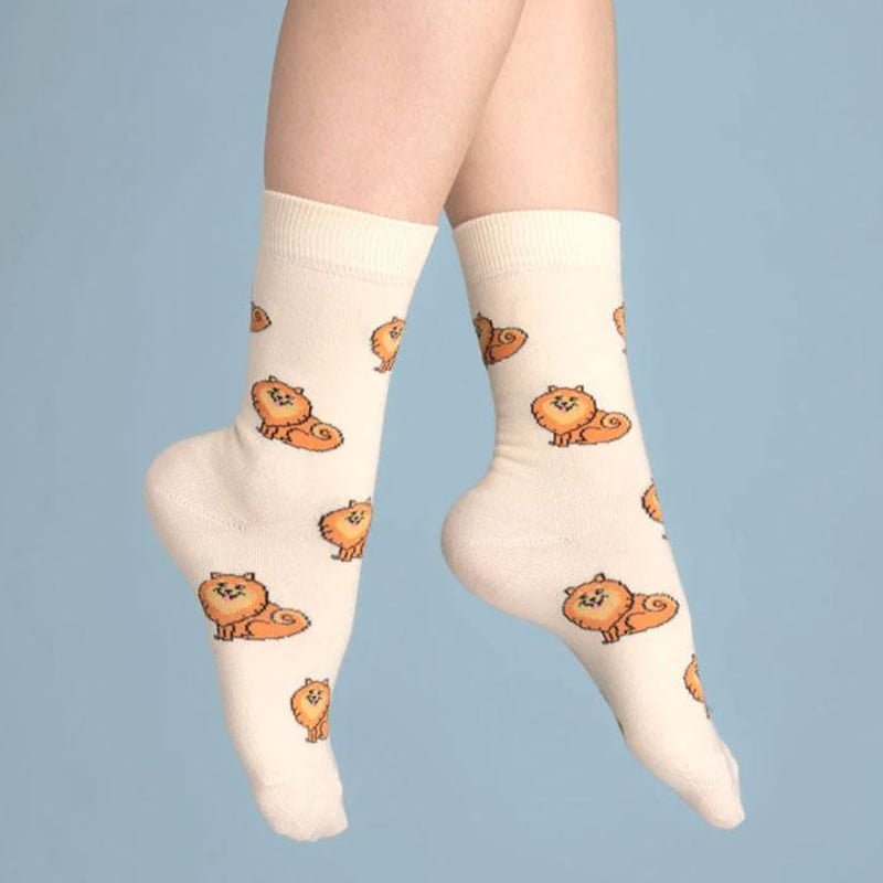 ククシュゼット 正規商品 靴下 レディース おしゃれ かわいい 犬
