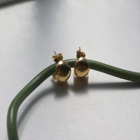 TEN. 正規商品 ユニセックス アクセサリー テン プラム ピアス シルバー/ゴールド【即日発送】(pi-0124)(pig-0124)