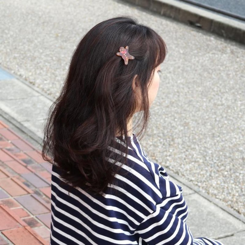 ククシュゼット 正規商品 ヘア アクセ ピン 新作 冬 クリスマス