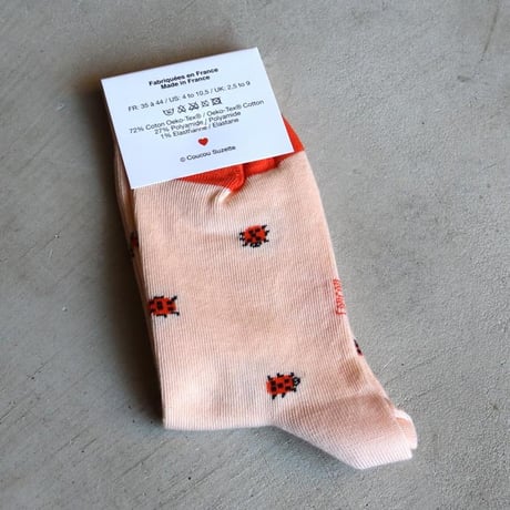 Coucou Suzett / てんとう虫 ソックス / ladybugsocks