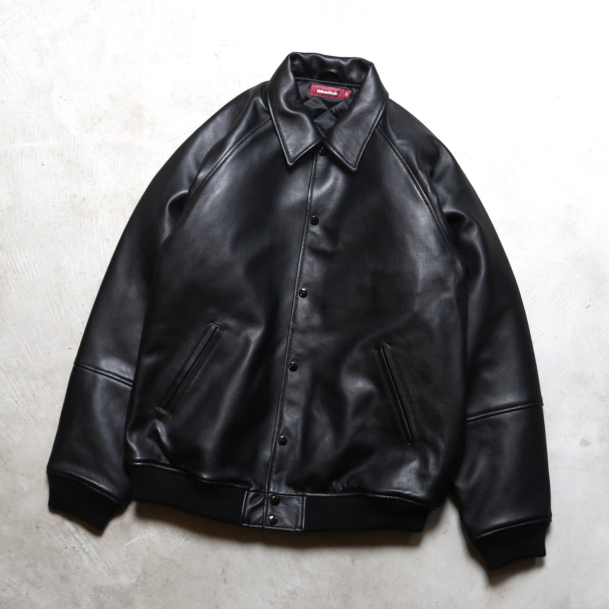 HIDEANDSEEK ジャケット レザー ジャケット Leather Jacket ブラッ...