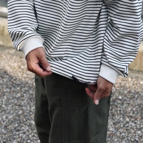 CHARGER / Border Draw cord L/S Tee / cr24awtee03