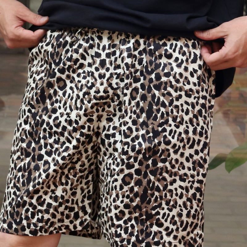 ハイドアンドシーク　ヒョウ柄 ショートパンツ パンサー　ショーツ HIDE AND SEEK / Panther Short / HP-040425 | CHA