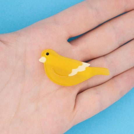 ククシュゼット 正規商品 ヘア アクセ クリップ ピン ヘアピン かわいい 鳥 フランス Coucou Suzette カナリア ヘア クリップ イエロー(canaryclip)