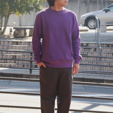 JEMORGAN / Big Waffle L/S Crew / jb00152c