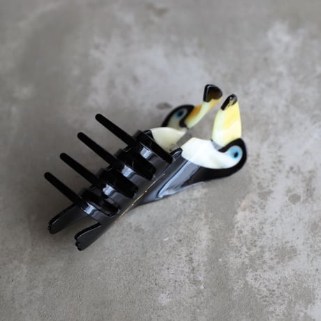 ククシュゼット 正規商品 ヘア アクセ クリップ 鳥 Coucou Suzette ビッグ オオハシ ヘア クロー ブラック  (bigtoucanclaw)