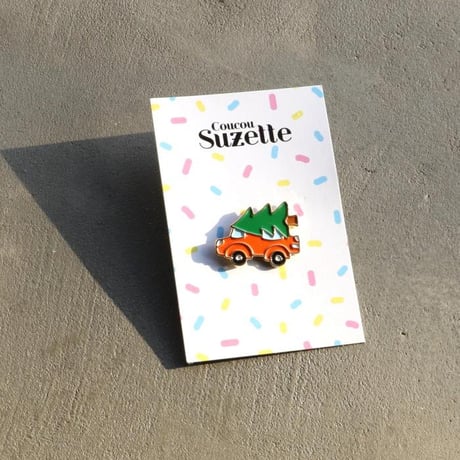 Coucou Suzette / Christmas Car Pin / xmascarpin