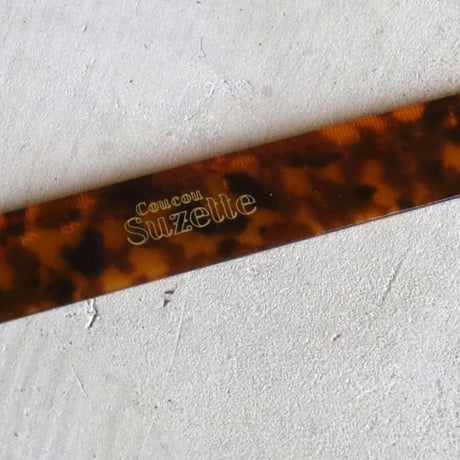 ククシュゼット 正規商品 定規 文房具 かわいい 犬 フランス お洒落 レア Coucou Suzette ダックスフンド 定規 ブラウン(dachshuruler)