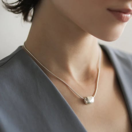 TEN. 正規商品 ユニセックス アクセサリー テン ぺブル ネックレス シルバー/ゴールド【即日発送】(ne-0050)(neg-0050)