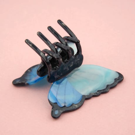 ククシュゼット 正規商品 ヘア アクセ クリップ 蝶 虫 かわいい ギフト Coucou Suzette 青色 蝶 ヘア クロー ブルー(blbutterflyclaw)