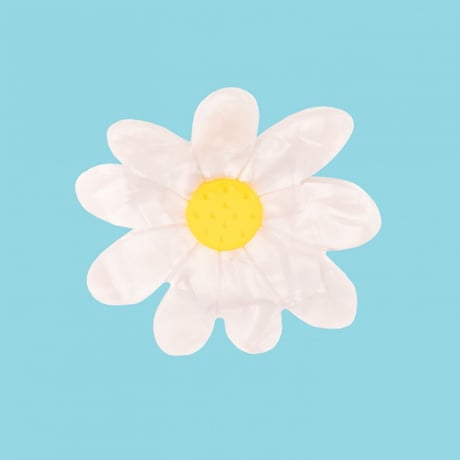 ククシュゼット 正規商品 ヘア アクセ クリップ 花 Coucou Suzette デイジー ヘア クロー ホワイト  (daisyclaw)
