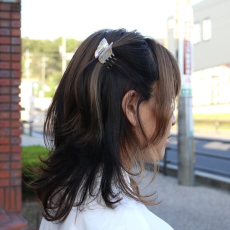 ククシュゼット 正規商品 ヘア ミニ アクセ クリップ 海 夏 Coucou Suzette 貝殻 ミニ ヘアクロー マルチカラー (shellminiclaw)