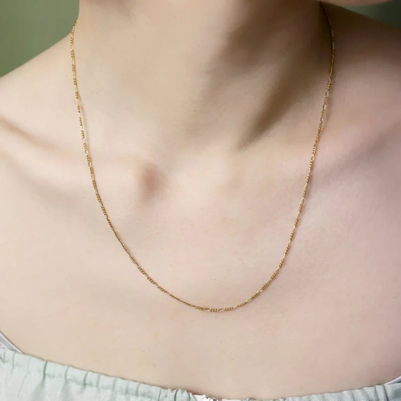 TEN. フィガロチェーン ネックレス・ブレスレット セット ゴールド 925 TEN. 正規商品 ユニセックス アクセサリー テン フィガロ チェーン