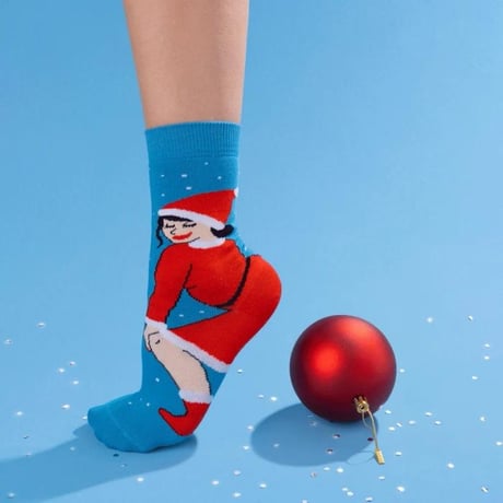 Coucou Suzette / Santa Claus Lady Socks / santaclausladysocks