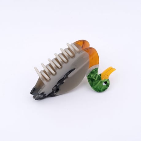 ククシュゼット 正規商品 ヘア アクセ クリップ かわいい 鳥 カモ フランス Coucou Suzette マガモ アヒル ヘア クロー マルチ (duckclaw)