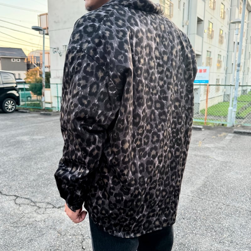 ROTTWEILER / R9 LEOPARD OPENCOLLAR SHIRT / rw24