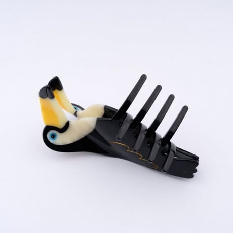 ククシュゼット 正規商品 ヘア アクセ クリップ 鳥 Coucou Suzette ビッグ オオハシ ヘア クロー ブラック  (bigtoucanclaw)