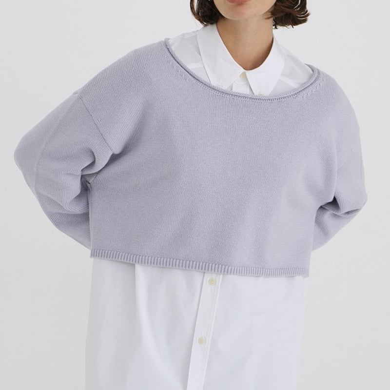 CLANE / ROLL NECK SHORT KNIT TOPS / 181062262 | CLANE / ROLL NECK SHORT KNIT TOPS / 181062262 |