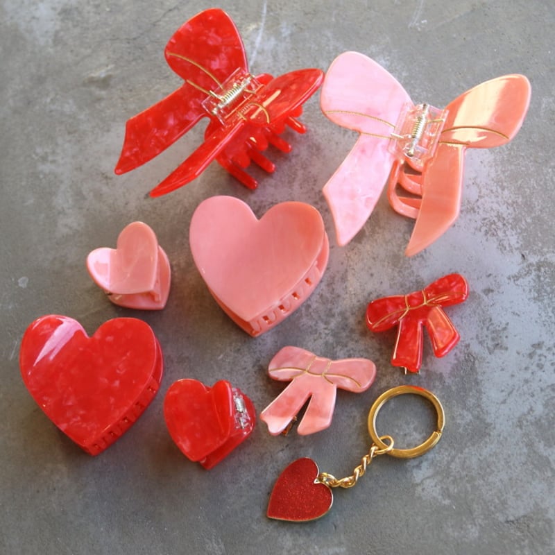 ククシュゼット 正規商品 ヘア アクセ クリップ かわいい リボン