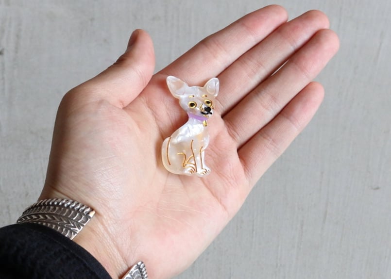 ꫛꫀꪝ【チワワ】ベビーヘアクリップ　キッズヘアクリップ　ヘアピン ꫛꫀꪝ【チワワ】ベビーヘアクリップキッズヘアクリップヘアピン