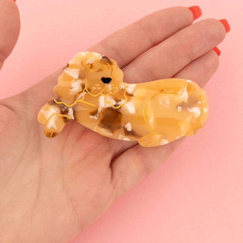 Qpa × Rose Gatto ☆ アクコ セット ククシュゼット 正規商品 ヘア アクセ クリップ 犬 コッカースパニエル