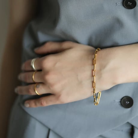 TEN. 正規商品 ユニセックス アクセサリー テン グリッド ブレスレット シルバー/ゴールド【即日発送】(br-0031/brm-0031)(brg-0031/brd-0031)