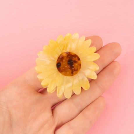 ククシュゼット 正規商品 ヘア アクセ クリップ 花 Coucou Suzette ヒマワリ ヘア クロー Sunflower Hair Claw イエロー  (sunflowerclaw)