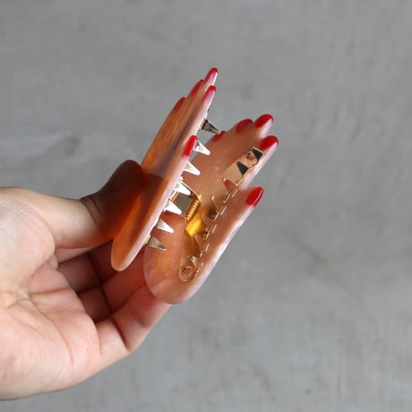 ククシュゼット 正規商品 ヘア アクセ クリップ おしゃれ 個性的 手 フランス Coucou Suzette ハンド ヘア クロー Hand Hair Claw ホワイト (whhandclaw)