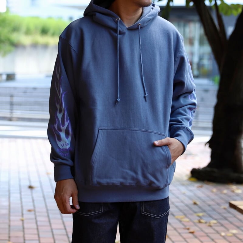 好評にて期間延長 SHIRT HIDEANDSEEK blue) / Sweat FLAME – Seek 