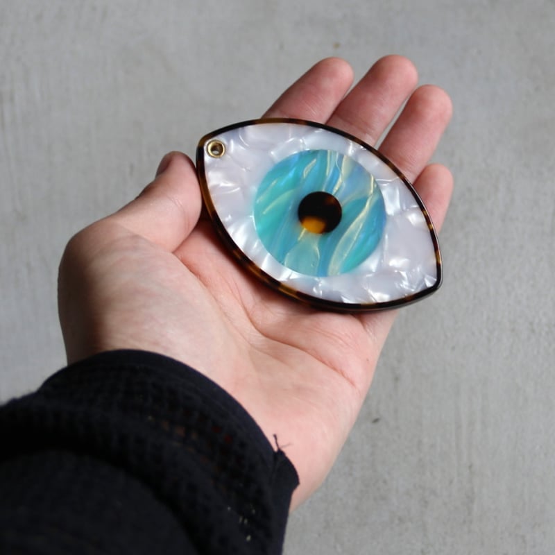 ククシュゼット 正規商品 手鏡 コンパクト ミラー スライド式 ミニ 目