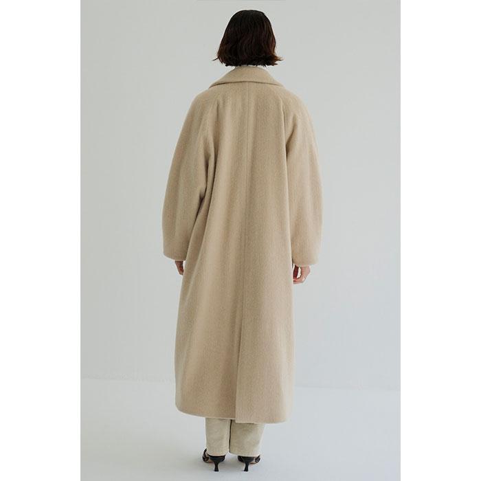 CLANE / DOUBLE WOOL LONG COAT / 171010052 | CHA CLANE / DOUBLE WOOL LONG COAT / 171010052 | CHA