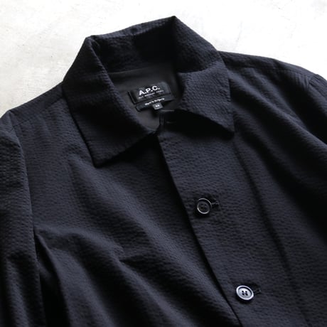 APC / SEERSUCKER COTON JACKET / 24253-1-35991