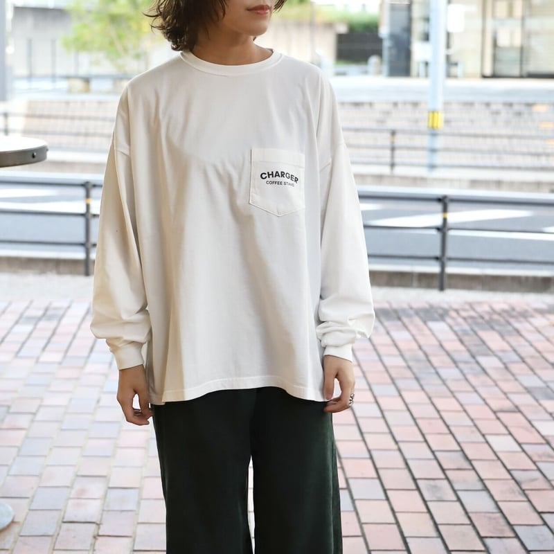 CHARGER COFFEE STAND×REMI RELIEF 別注ロングスリーブTシャツ CHARGER COFFEE STAND×REMI RELIEF 別注ロングスリーブTシャツ