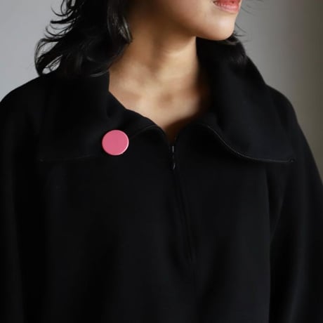 ククシュゼット 正規商品 ヘア アクセ クリップ レトロ かわいい フランス Coucou Suzette 丸型 ラウンド ヘアクリップ ピンク(roundclip)